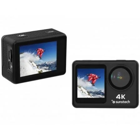 Sunstech ADVENTURE4KBK Cámara Deportiva 4K/16MP/170° Negro