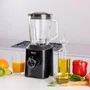 Taurus Prior Glass 1500 - Batidora de Vaso 1500W con Jarra de Vidrio 1.5 Litros, 4 Cuchillas Acero Inoxidable, 2 Velocidades y Función Turbo, Negro (912475000)