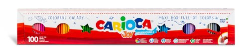 Carioca Rotuladores Joy Colores Surtidos Caja de 100 Unidades, Punta Fina 2,8 mm
