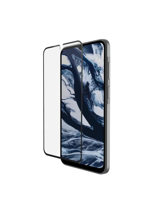 Dbramante1928 ES15CL006125 Protector de Pantalla o Trasero para Samsung Galaxy A15 - Cristal Templado rPET 9H Antibacteriano Anti-Huellas - Negro - 1 Unidad