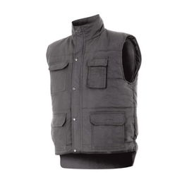 Velilla Chaleco Multibolsillos Acolchado Modelo 108 de Poliéster Guata para Trabajo Exterior Tallas S-3XL