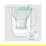Brita 1051367 Tischwasserfilter Style eco, Botella con Filtro de Agua, 2.4 L, Color Verde, Transparente, Incluye 1 Filtro Maxtra