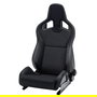 Recaro Sportster CS Asiento Deportivo Piel Sintética Dinamica Negro, Lado Copiloto, Homologado ABE/TÜV, Referencia RC410002575