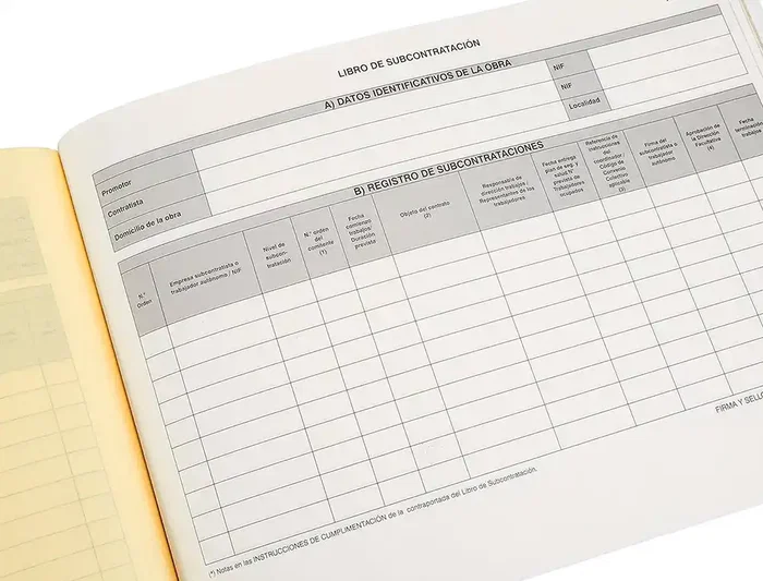 Liderpapel Subcontratacion Juego 10 Hojas Autocopiativas Tamaño Folio
