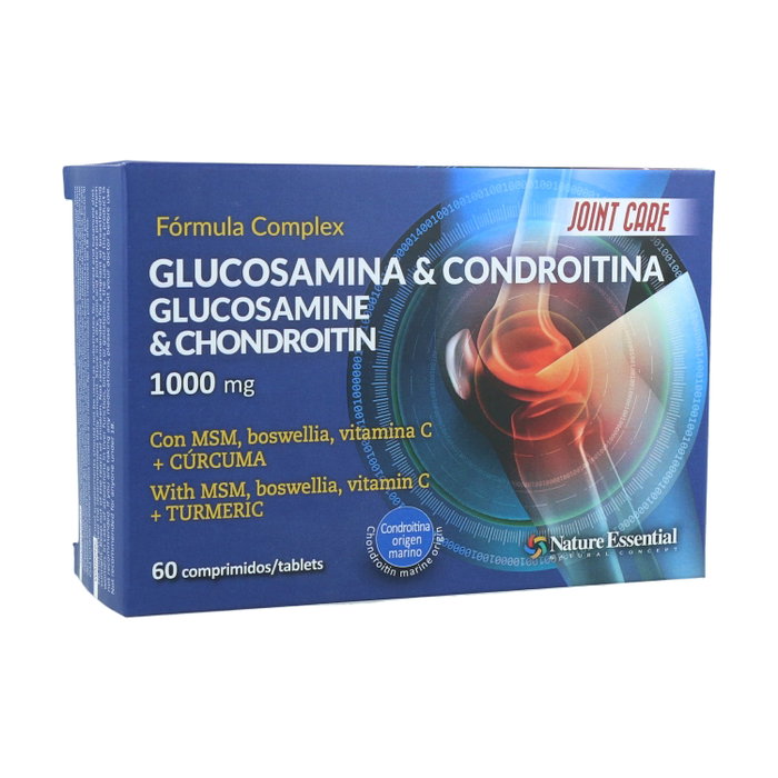 NATURE ESSENTIAL Glucosamina + Condroitina + MSM 1000 mg