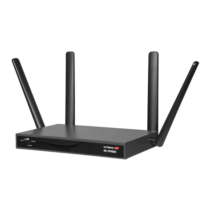 Edimax 4G-7449AC Router inalámbrico 4G LTE con Wi-Fi 5 AC1200 Doble Banda (2.4GHz/5GHz), 3 Puertos LAN, Negro Edimax 4G-7449AC Router inalámbrico 4G LTE con Wi-Fi 5 AC1200 Doble Banda (2.4GHz/5GHz), 3 Puertos LAN, Negro