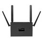 Edimax 4G-7449AC Router inalámbrico 4G LTE con Wi-Fi 5 AC1200 Doble Banda (2.4GHz/5GHz), 3 Puertos LAN, Negro