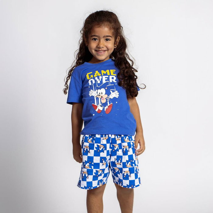 Cerdá Pijama Corto Single Jersey Sonic Talla 6 Años