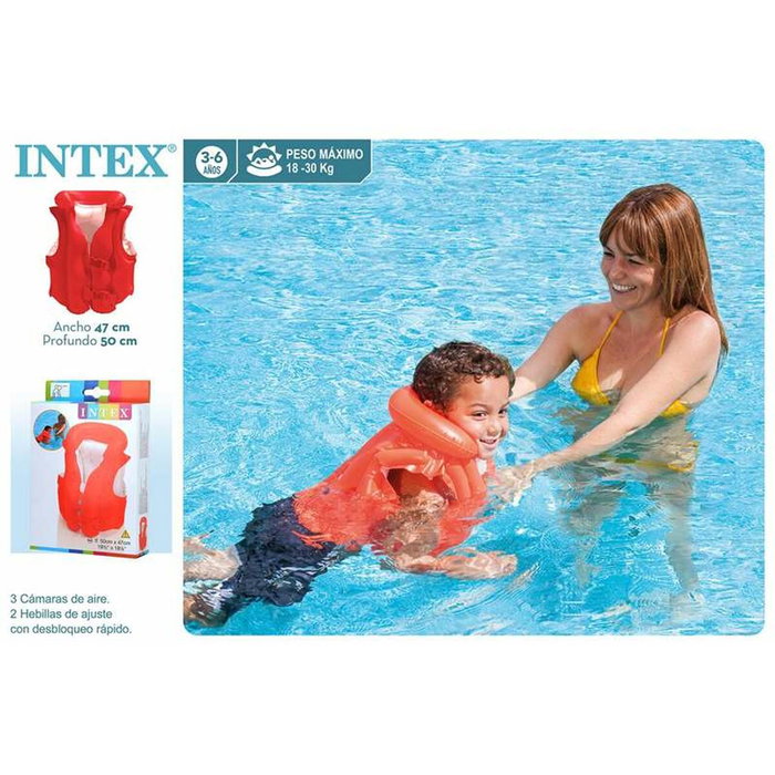 Intex Chaleco hinchable 50x47 cm (3/6 años) Intex Chaleco hinchable 50x47 cm (3/6 años)