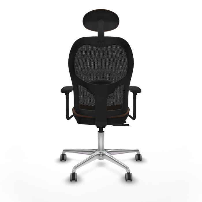 PIQUERAS Y CRESPO Silla de oficina Jorquera con mecanismo Sincro/Traslack, Marrón oscuro y Negro PIQUERAS Y CRESPO Silla de oficina Jorquera con mecanismo Sincro/Traslack, Marrón oscuro y Negro