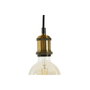 DKD Home Decor Lámpara Aplique Bulldog Dorado en Resina