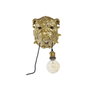 DKD Home Decor Lámpara Aplique Bulldog Dorado en Resina
