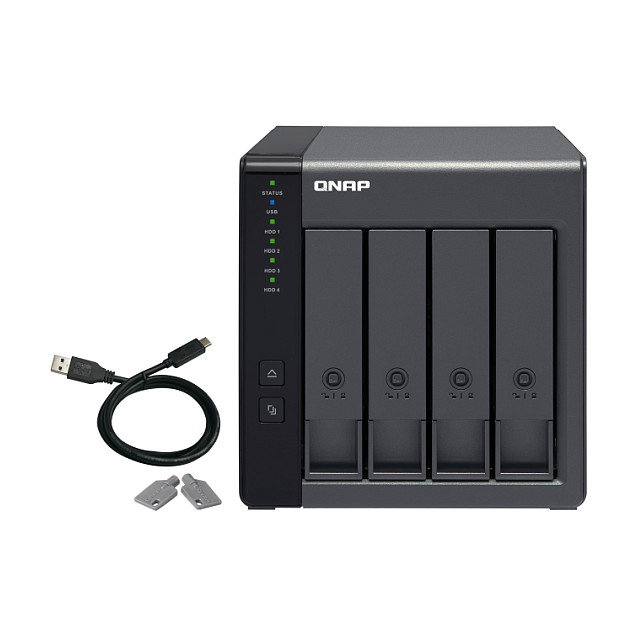 QNAP TR-004 Caja de expansión RAID de 4 bahías USB 3.2 Gen 1