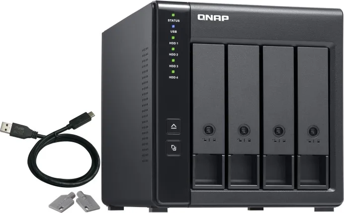 QNAP TR-004 Caja de expansión RAID de 4 bahías USB 3.2 Gen 1