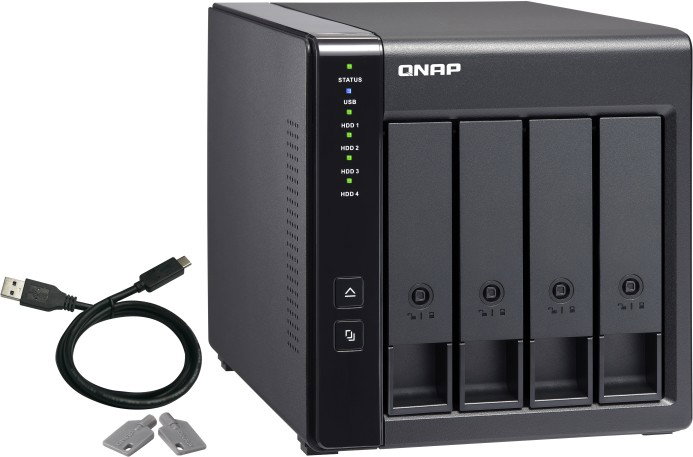 QNAP TR-004 Caja de expansión RAID de 4 bahías USB 3.2 Gen 1