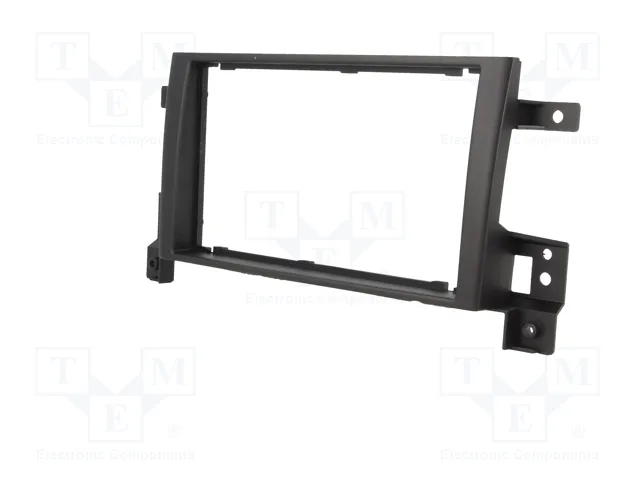PER.PIC. Bastidor de montaje de radio 2 DIN para Suzuki Grand Vitara 2005+ en color negro