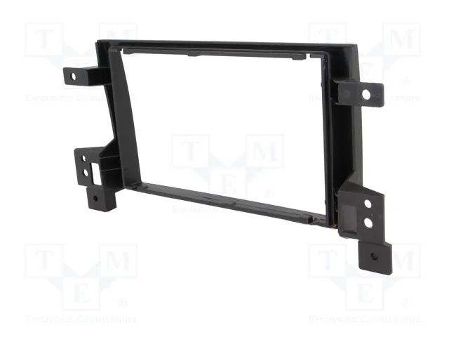 PER.PIC. Bastidor de montaje de radio 2 DIN para Suzuki Grand Vitara 2005+ en color negro