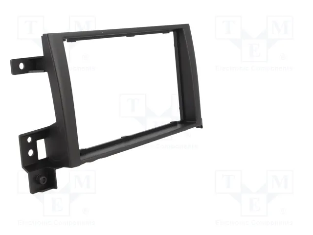 PER.PIC. Bastidor de montaje de radio 2 DIN para Suzuki Grand Vitara 2005+ en color negro