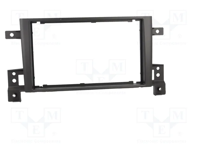 PER.PIC. Bastidor de montaje de radio 2 DIN para Suzuki Grand Vitara 2005+ en color negro