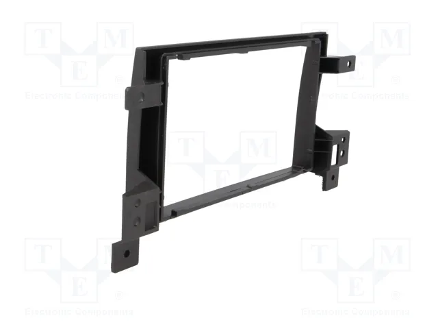 PER.PIC. Bastidor de montaje de radio 2 DIN para Suzuki Grand Vitara 2005+ en color negro