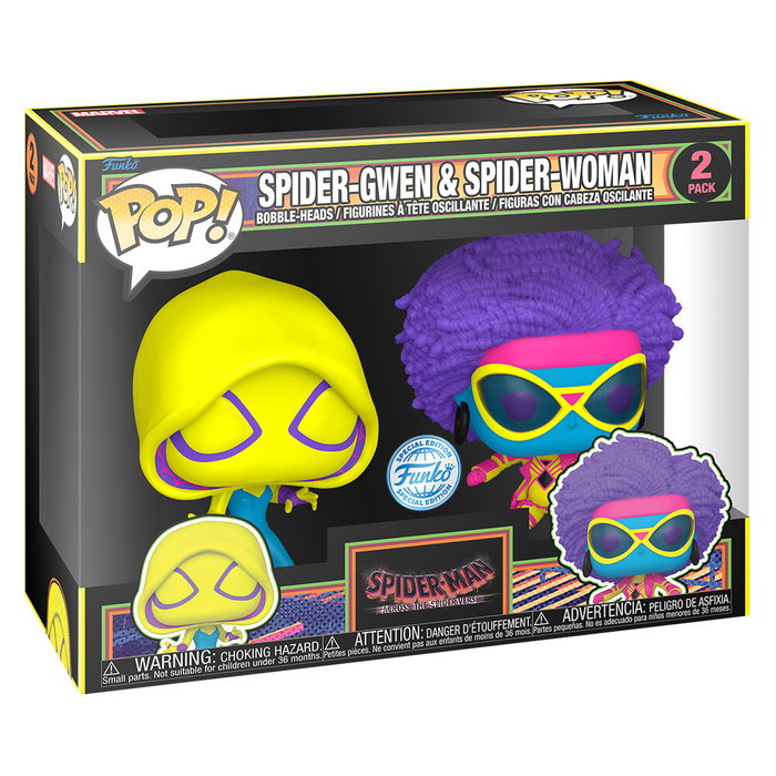 FUNKO Blister 2 figuras POP Spider-Man Spider-Gwen & Spider-Woman Exclusive