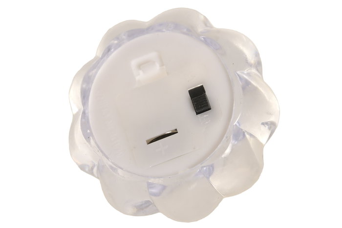 DKD Home Decor Decoracion Luminosa Basicos Transparente 5 x 5 x 5 cm (12 Unidades) Led Plastico