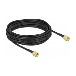 DeLOCK Cable de antena coaxial SMA macho a SMA macho LMR/CFD100 10 m