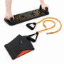 Pack Tabla de Flexiones Push-Up con Bandas de Resistencia, Faja Deportiva Sauna y Guía de Ejercicios InnovaGoods