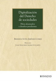 Digitalización del Derecho de sociedades, Briseida Sofía Jiménez-gómez - ARANZADI
