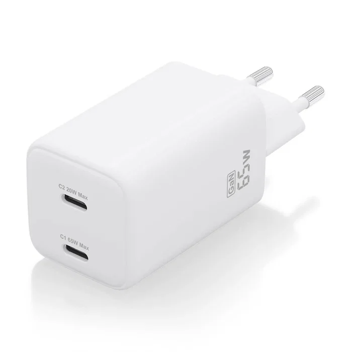 Aisens Cargador GaN 65W con 2 Puertos USB-C Blanco ASCH-65W2P039-W Aisens Cargador GaN 65W con 2 Puertos USB-C Blanco ASCH-65W2P039-W