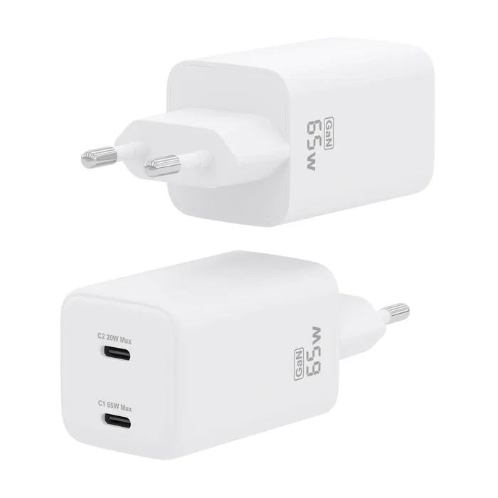 Aisens Cargador GaN 65W con 2 Puertos USB-C Blanco ASCH-65W2P039-W Aisens Cargador GaN 65W con 2 Puertos USB-C Blanco ASCH-65W2P039-W