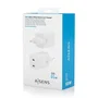 Aisens Cargador GaN 65W con 2 Puertos USB-C Blanco ASCH-65W2P039-W
