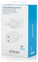 Aisens Cargador GaN 65W con 2 puertos USB-C, Blanco ASCH-65W2P039-W
