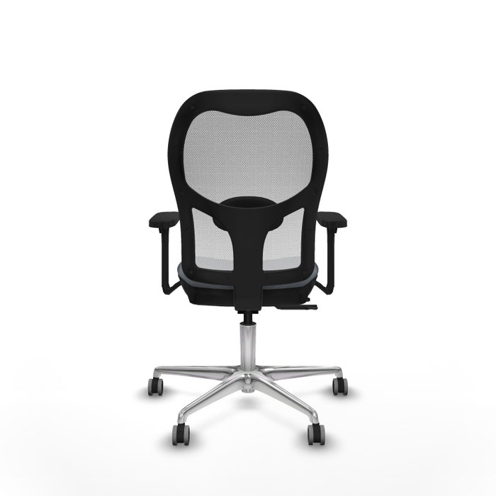 PIQUERAS Y CRESPO Silla de oficina Jorquera Gris y Blanca con Brazos 3D PIQUERAS Y CRESPO Silla de oficina Jorquera Gris y Blanca con Brazos 3D