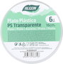 Algon Set-6 Plato Ps Transparente 16 cm (24 Unidades)