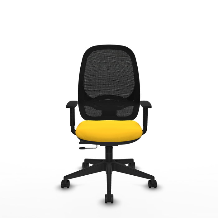 PIQUERAS Y CRESPO Silla de oficina Cilanco Amarillo y Negro PIQUERAS Y CRESPO Silla de oficina Cilanco Amarillo y Negro