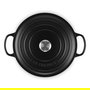 Le Creuset Signature Brasera Redonda 30 cm, 8.1 L, Hierro Fundido Esmaltado, Negro - Hecho en Francia