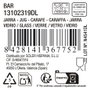 La Mediterranea Jarra de Vidrio Bar 1300cc (Pack de 6)