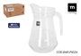 La Mediterranea Jarra de Vidrio Bar 1300cc (Pack de 6)