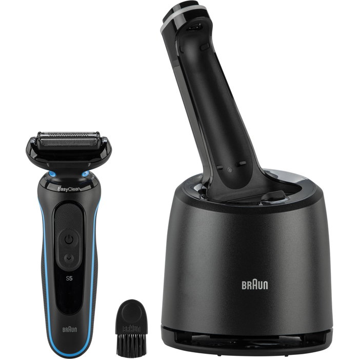 Braun Series 5 52-B7000cc Black/Blue, Afeitadora Eléctrica para Hombre con SmartCare Centre y Carga Rápida Braun Series 5 52-B7000cc Black/Blue, Afeitadora Eléctrica para Hombre con SmartCare Centre y Carga Rápida