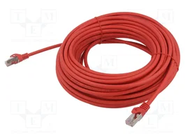 GEMBIRD Patch cord S/FTP Cat 6a 20m rojo