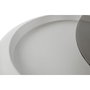 DKD Home Decor Mesa de Centro de Cristal y MDF Negro y Blanco Roto