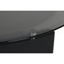 DKD Home Decor Mesa de Centro de Cristal y MDF Negro y Blanco Roto