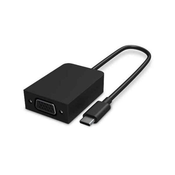 Adaptador USB-C a VGA Microsoft HFR-00007 Negro Adaptador USB-C a VGA Microsoft HFR-00007 Negro