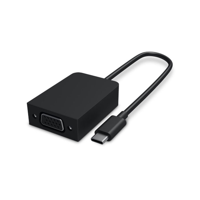 Adaptador USB-C a VGA Microsoft HFR-00007 Negro Adaptador USB-C a VGA Microsoft HFR-00007 Negro