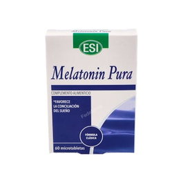 TREPATDIET-ESI Melatonin Pura 1Mg 60 Microtabletas Contribuye a Conciliar el Sueño