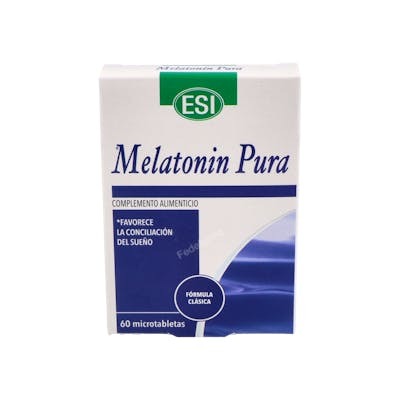 Trepatdiet Melatonina Pura 1 mg 60 Microtabletas - Complemento para Conciliar el Sueño y Aliviar Jet Lag Trepatdiet Melatonina Pura 1 mg 60 Microtabletas - Complemento para Conciliar el Sueño y Aliviar Jet Lag