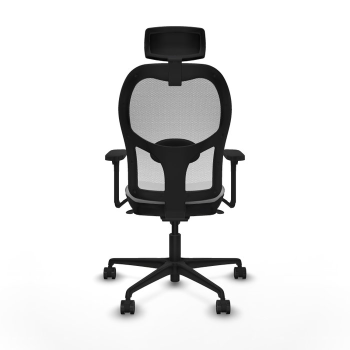 PIQUERAS Y CRESPO Silla de oficina Jorquera con mecanismo sincro, Gris claro/Blanco PIQUERAS Y CRESPO Silla de oficina Jorquera con mecanismo sincro, Gris claro/Blanco