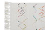 DKD Home Decor Alfombra de Poliéster con Diseño de Rombos Multicolor