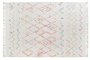 DKD Home Decor Alfombra de Poliéster con Diseño de Rombos Multicolor